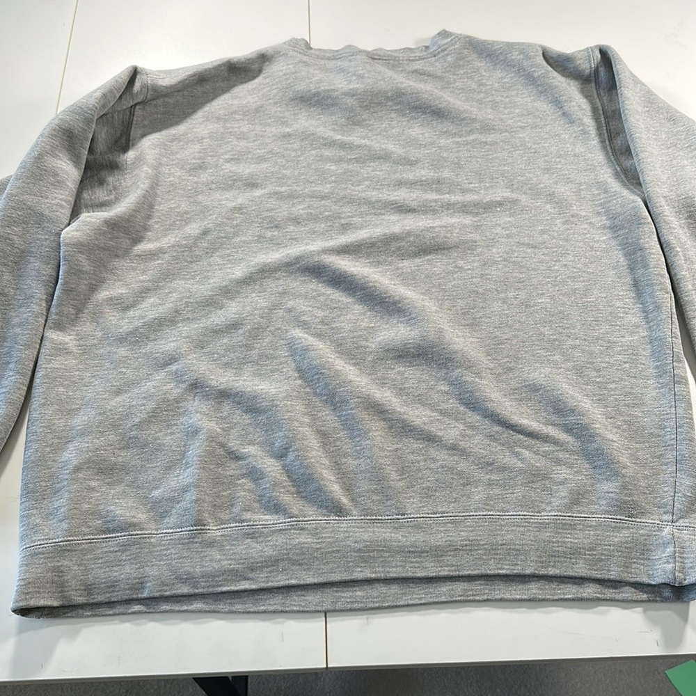 Men’s Vintage 90s Stussy Lion Logo Grey Crewneck Sweatshirt Pullover sz L - Picture 7 of 7